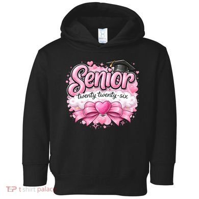 Pink Class Of 2026 Senior Graduate Toddler Hoodie