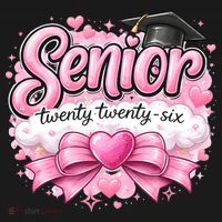 Pink Class Of 2026 Senior Graduate Toddler Hoodie thumb 2