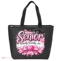 Pink Class Of 2026 Senior Graduate Tote Bag thumb 0