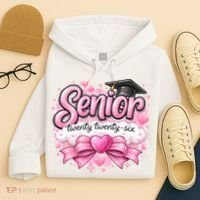Pink Class Of 2026 Senior Graduate Hoodie thumb 4