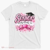 Pink Class Of 2026 Senior Graduate T-Shirt thumb 0