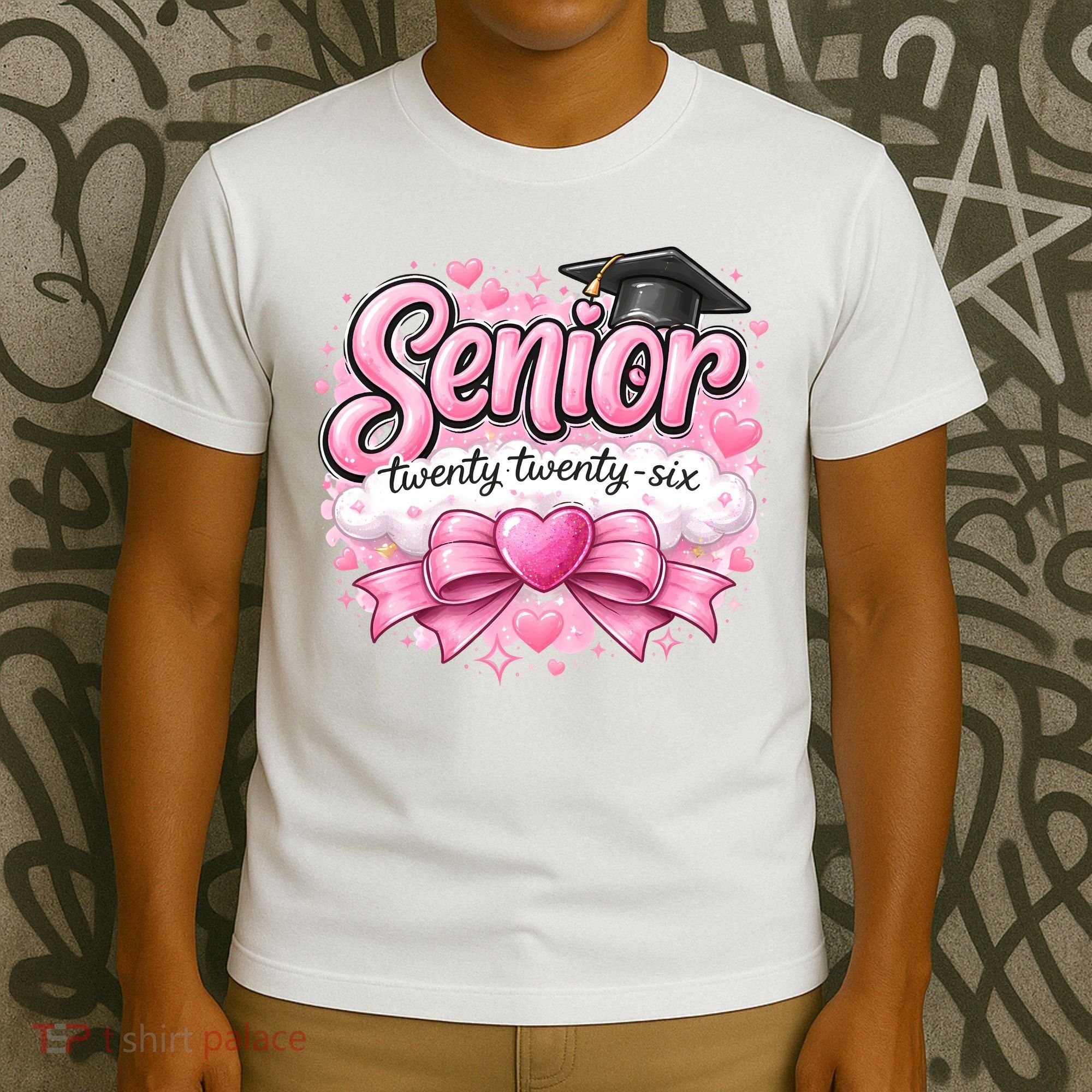 Pink Class Of 2026 Senior Graduate T-Shirt