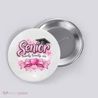 Pink Class Of 2026 Senior Graduate Button thumb 0