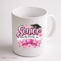 Pink Class Of 2026 Senior Graduate Coffee Mug thumb 1