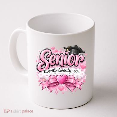 Pink Class Of 2026 Senior Graduate Coffee Mug
