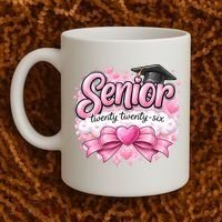 Pink Class Of 2026 Senior Graduate Coffee Mug thumb 2