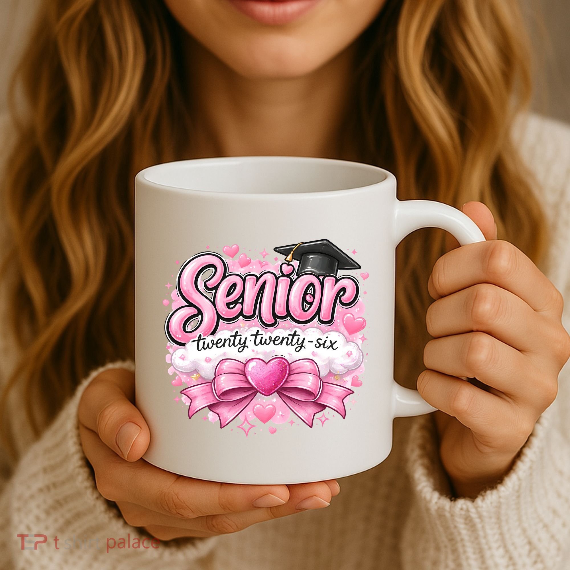 Pink Class Of 2026 Senior Graduate Coffee Mug