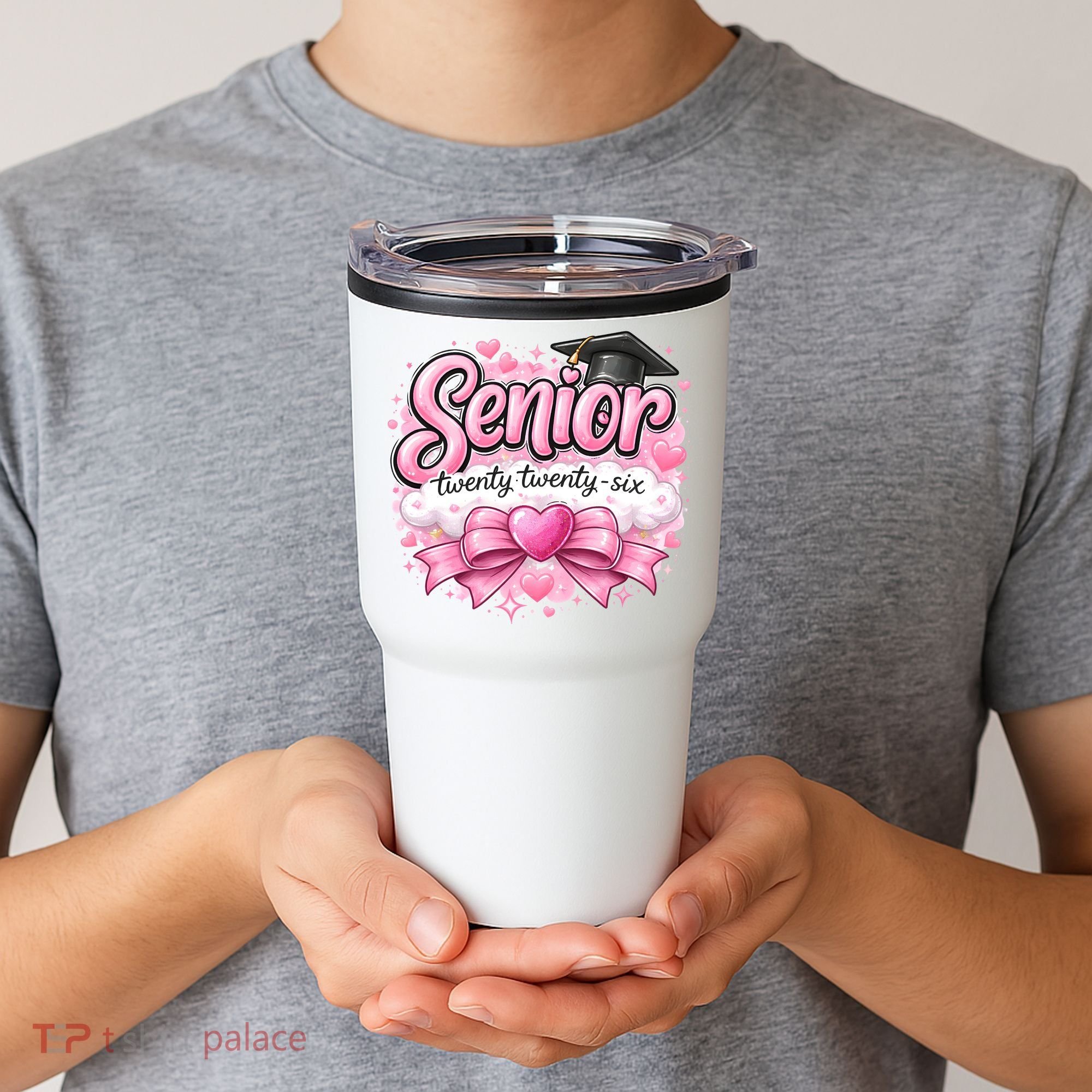 Pink Class Of 2026 Senior Graduate Tumbler