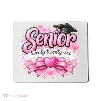 Pink Class Of 2026 Senior Graduate Mousepad thumb 0