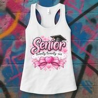 Pink Class Of 2026 Senior Graduate Women's Tank Top thumb 3
