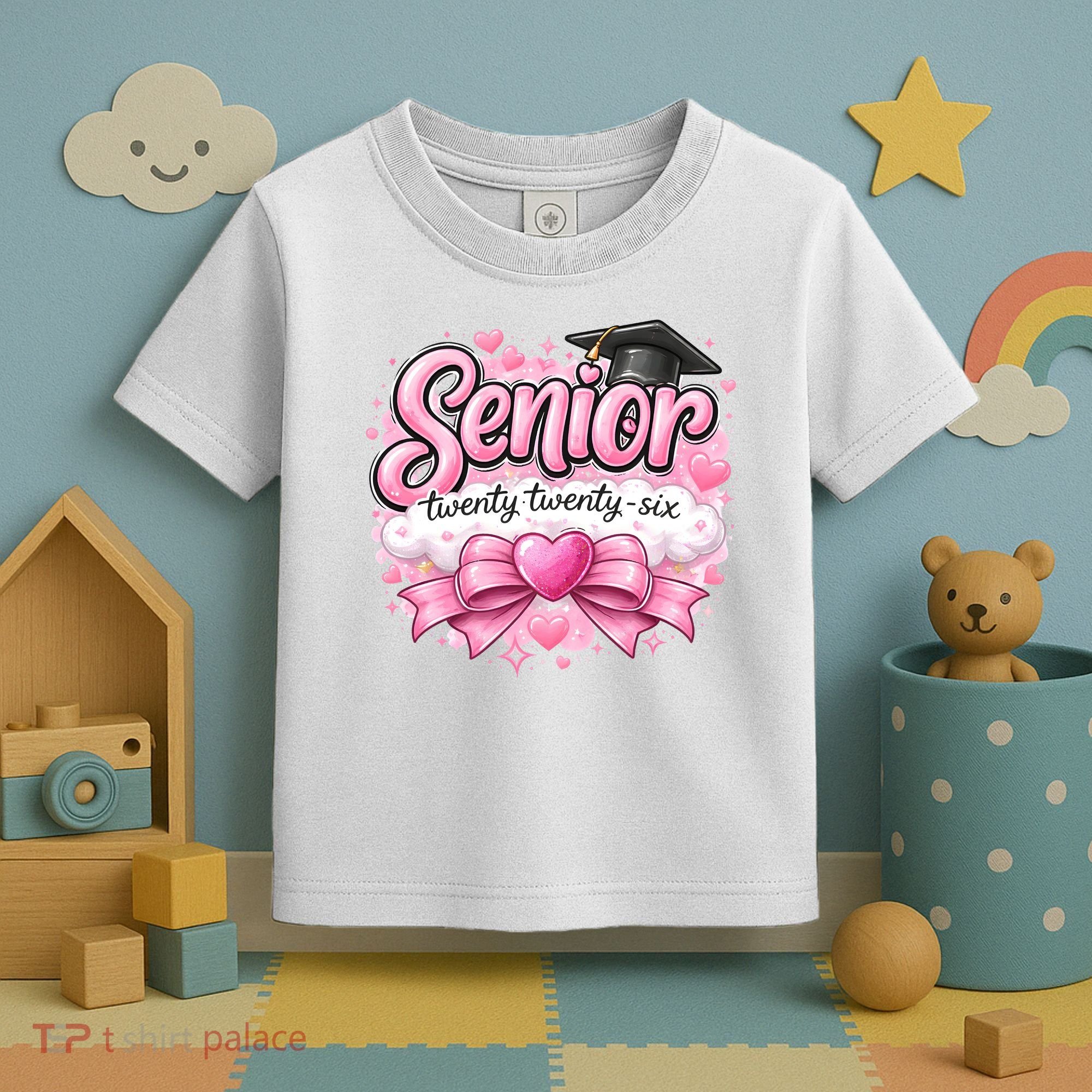 Pink Class Of 2026 Senior Graduate Toddler T-Shirt