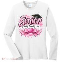 Pink Class Of 2026 Senior Graduate Women's Long Sleeve Shirt thumb 0