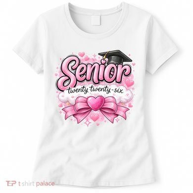 Pink Class Of 2026 Senior Graduate Women's T-Shirt