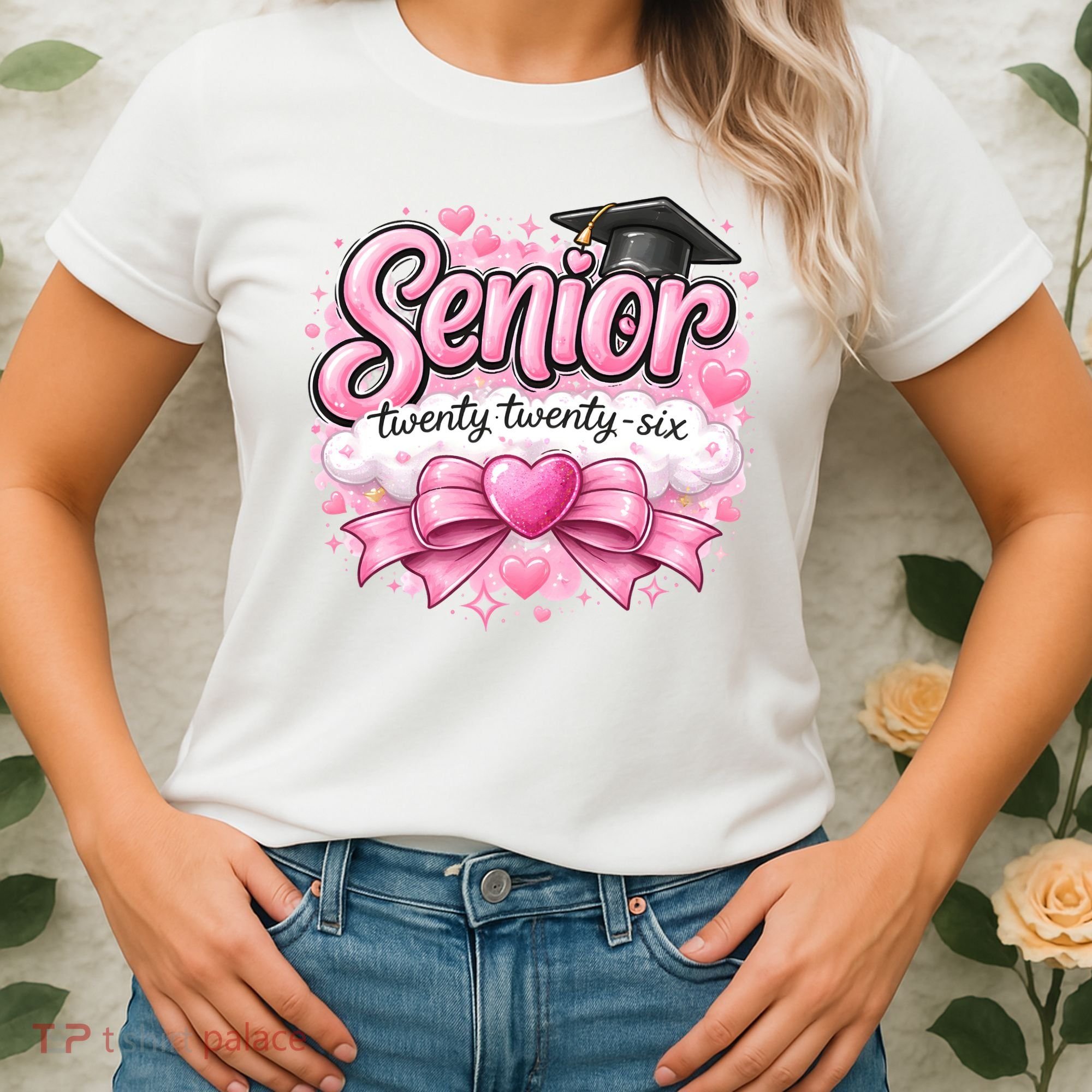 Pink Class Of 2026 Senior Graduate Women's T-Shirt