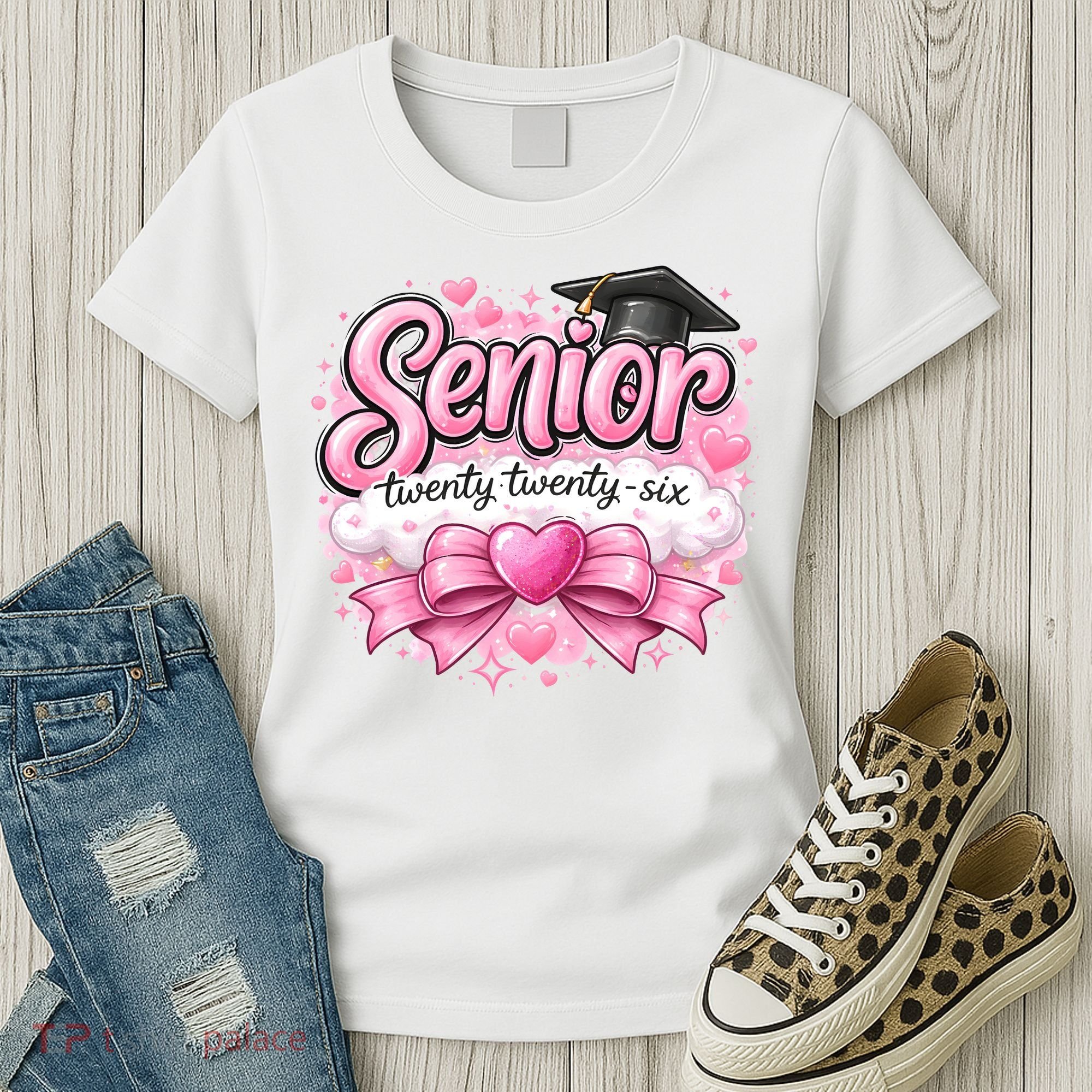 Pink Class Of 2026 Senior Graduate Women's T-Shirt