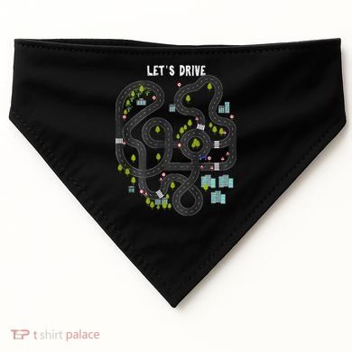 Play Cars On Daddys Back Gift For Dad Massage USA-Made Doggie Bandana