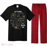 Play Cars On Daddys Back Gift For Dad Massage Pajama Set thumb 0