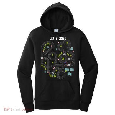 Play Cars On Daddys Back Gift For Dad Massage Women's Hoodie
