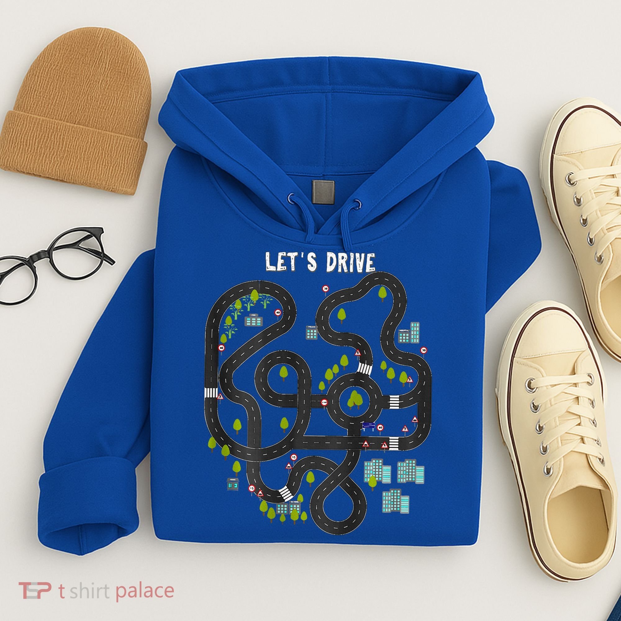 Play Cars On Daddys Back Gift For Dad Massage Hoodie