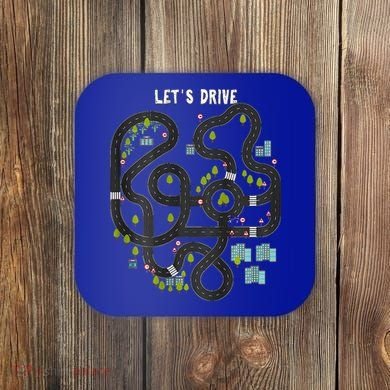 Play Cars On Daddys Back Gift For Dad Massage Coaster