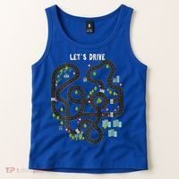 Play Cars On Daddys Back Gift For Dad Massage Tank Top thumb 2