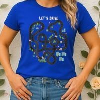 Play Cars On Daddys Back Gift For Dad Massage Women's T-Shirt thumb 2