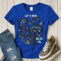Play Cars On Daddys Back Gift For Dad Massage Women's T-Shirt thumb 3