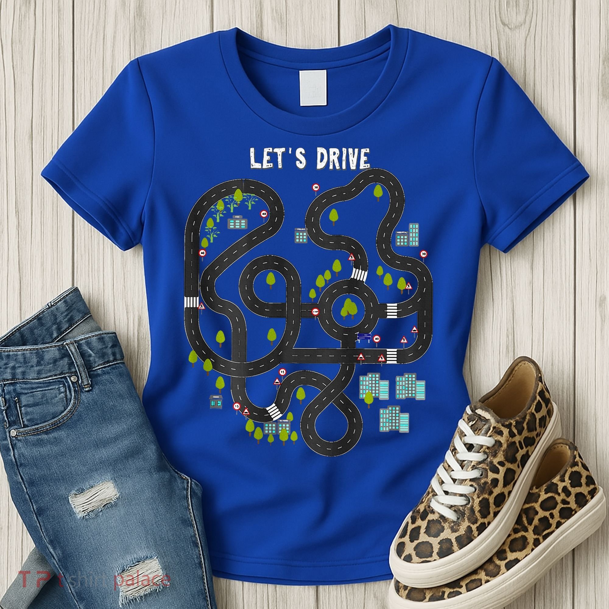 Play Cars On Daddys Back Gift For Dad Massage Women's T-Shirt