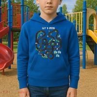 Play Cars On Daddys Back Gift For Dad Massage Kids Hoodie thumb 2