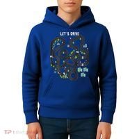 Play Cars On Daddys Back Gift For Dad Massage Kids Hoodie thumb 4