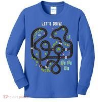 Play Cars On Daddys Back Gift For Dad Massage Kids Long Sleeve Shirt thumb 0