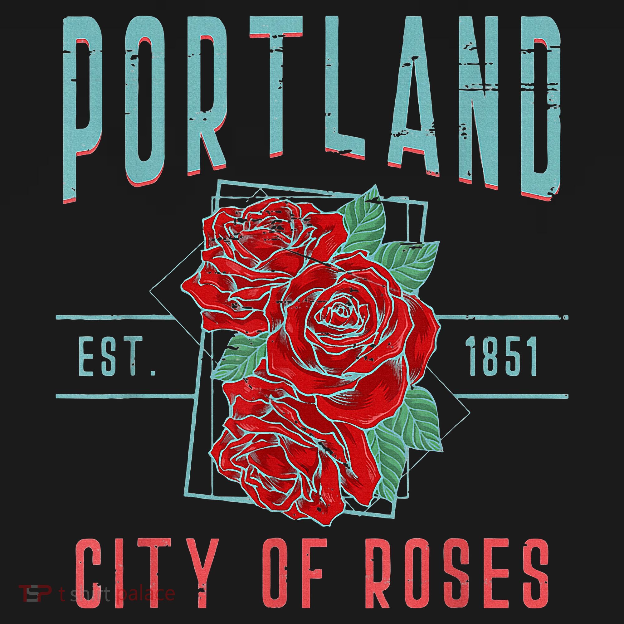 Portland City Of Roses Oregon Pdx Women's Hoodie