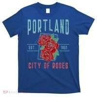 Portland City Of Roses Oregon Pdx T-Shirt thumb 0