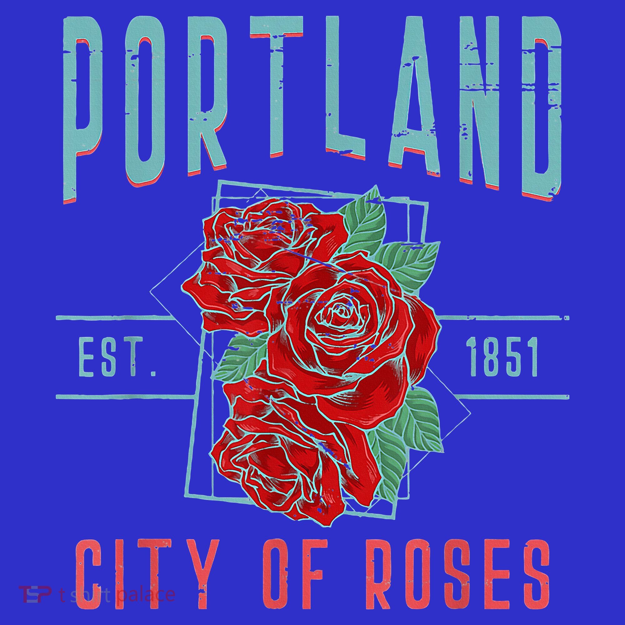 Portland City Of Roses Oregon Pdx Women's Tank Top