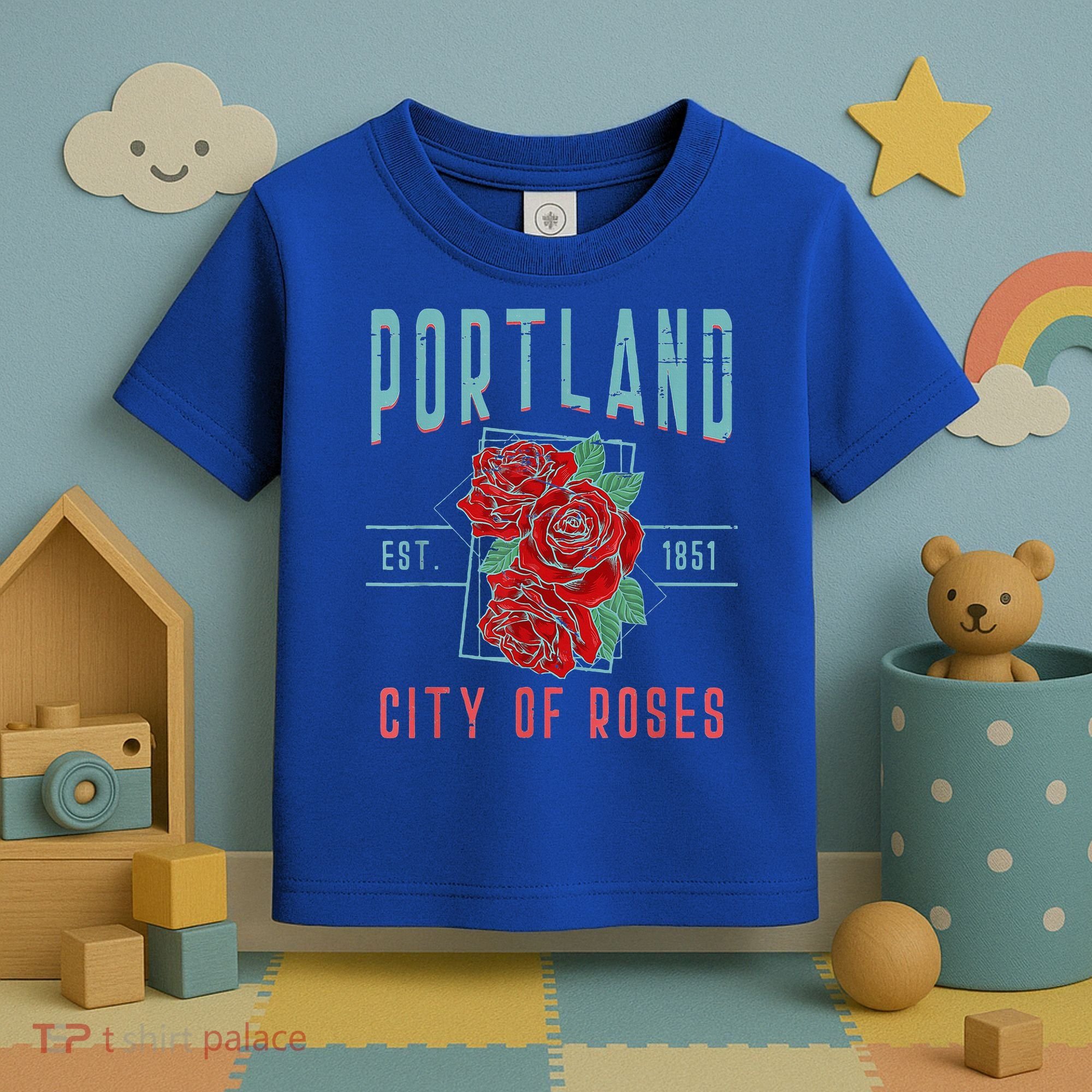 Portland City Of Roses Oregon Pdx Toddler T-Shirt