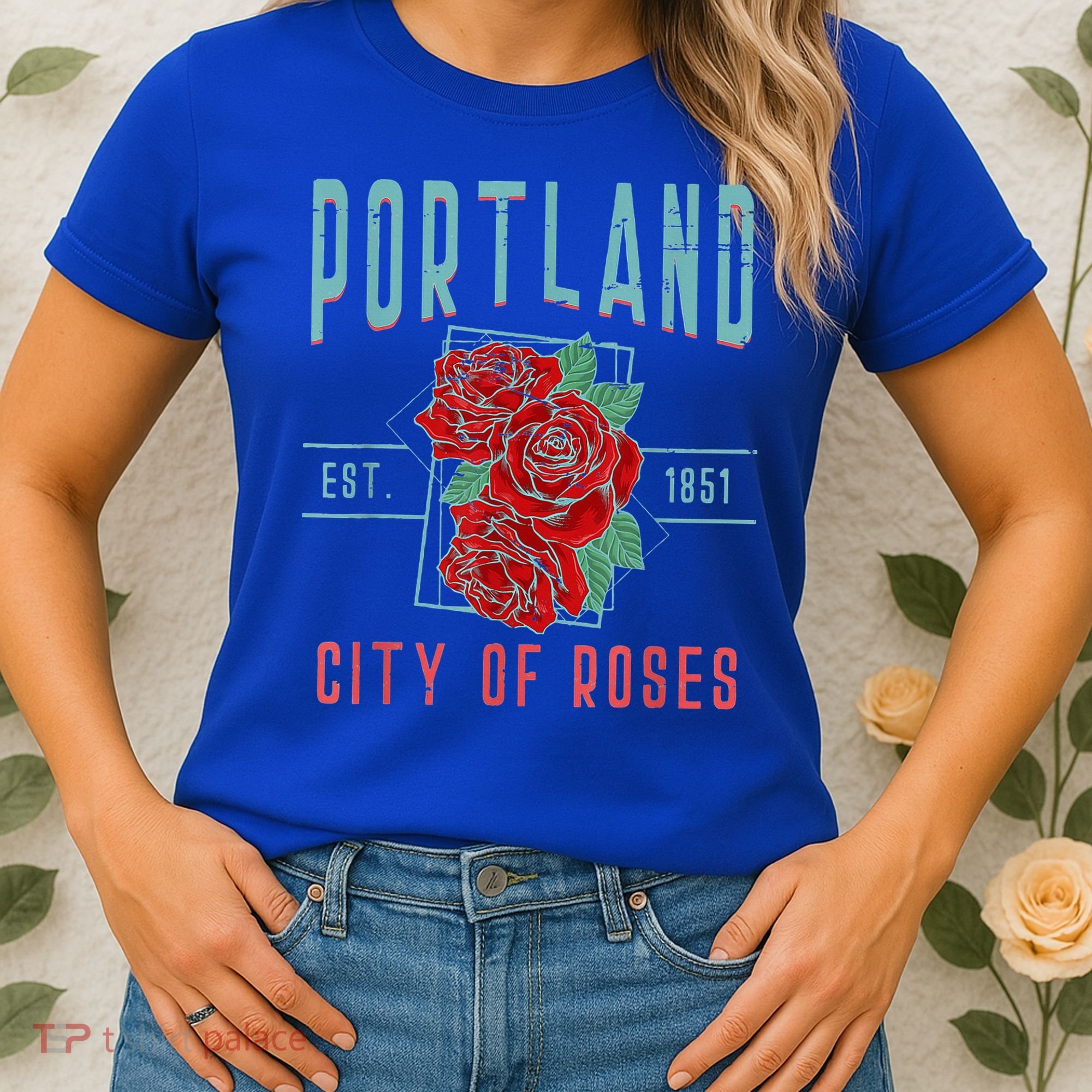 Portland City Of Roses Oregon Pdx Women's T-Shirt
