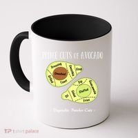 Prime Cuts Of Avocado Butcher Cuts Vegetarian Vegan Cool Gift Coffee Mug thumb 0