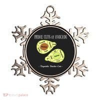 Prime Cuts Of Avocado Butcher Cuts Vegetarian Vegan Cool Gift Ornament thumb 0