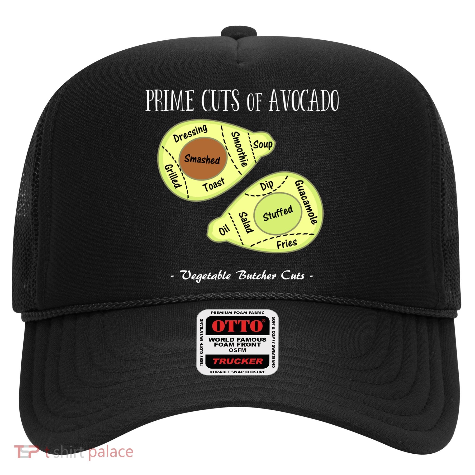 Prime Cuts Of Avocado Butcher Cuts Vegetarian Vegan Cool Gift Hat