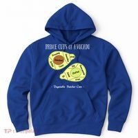 Prime Cuts Of Avocado Butcher Cuts Vegetarian Vegan Cool Gift Hoodie thumb 0