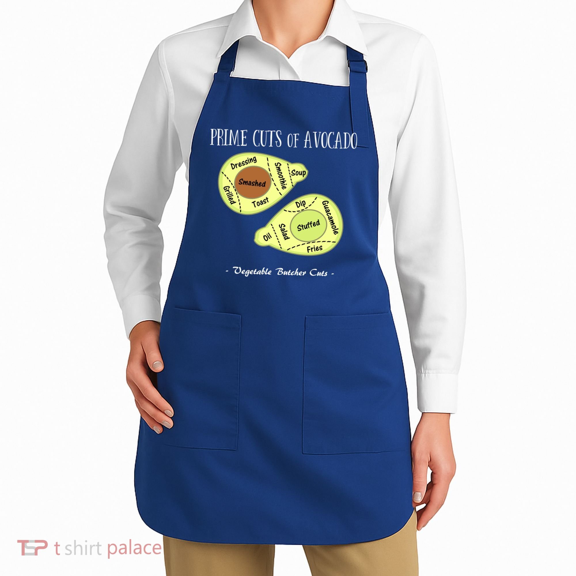 Prime Cuts Of Avocado Butcher Cuts Vegetarian Vegan Cool Gift Apron