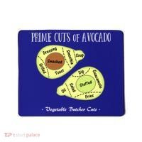 Prime Cuts Of Avocado Butcher Cuts Vegetarian Vegan Cool Gift Mousepad thumb 0