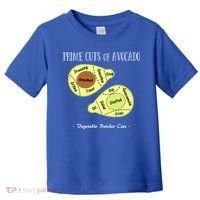Prime Cuts Of Avocado Butcher Cuts Vegetarian Vegan Cool Gift Toddler T-Shirt thumb 0