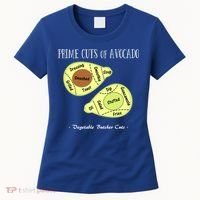Prime Cuts Of Avocado Butcher Cuts Vegetarian Vegan Cool Gift Women's T-Shirt thumb 0