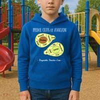 Prime Cuts Of Avocado Butcher Cuts Vegetarian Vegan Cool Gift Kids Hoodie thumb 2