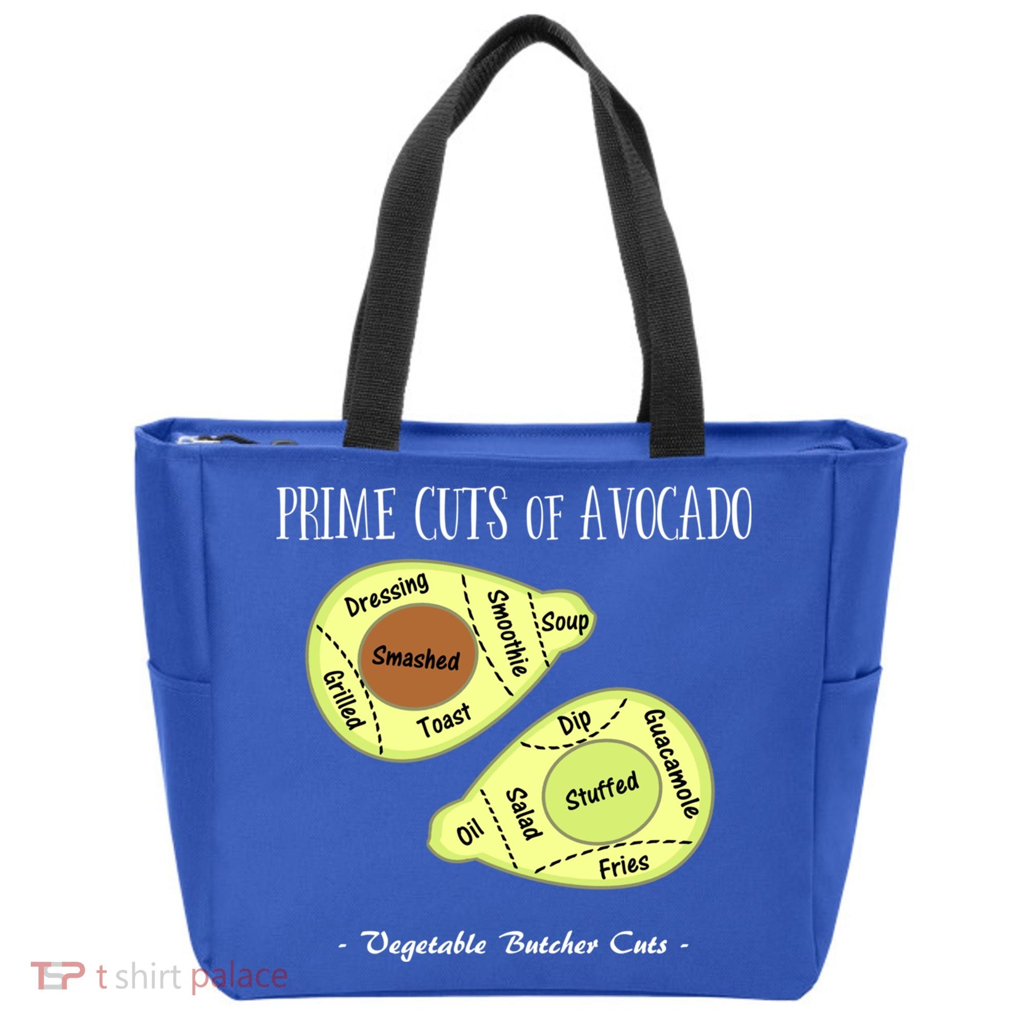 Prime Cuts Of Avocado Butcher Cuts Vegetarian Vegan Cool Gift Tote Bag