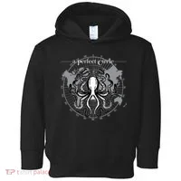 Perfect Circle Octopus Funny Gift Cute Gift Toddler Hoodie thumb 0