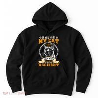Protective Cat Owner Message Hoodie thumb 0