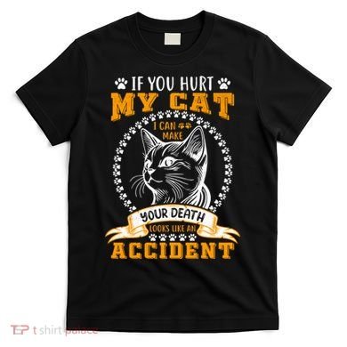 Protective Cat Owner Message T-Shirt