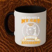 Protective Cat Owner Message Coffee Mug thumb 2